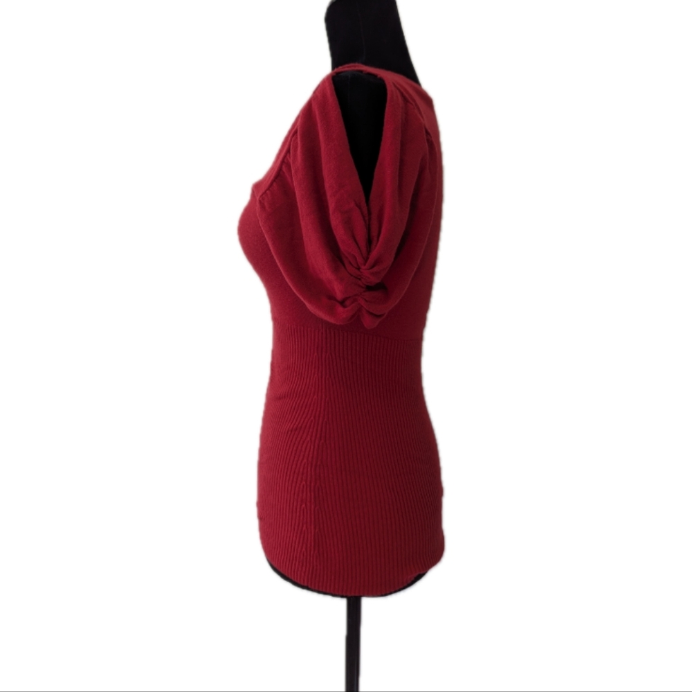 Y2K Nanette Lepore Puffed Sleeve Top - Picture 4 of 8
